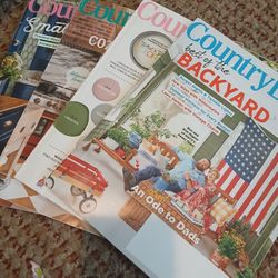 Country Living Magazines 