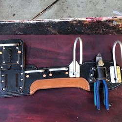 Concrete Finisher Leather Tool Belt