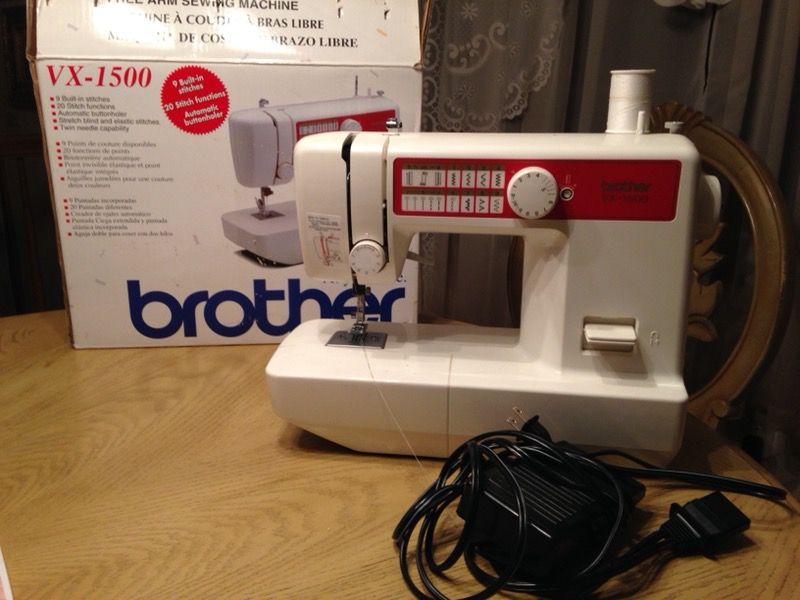 Brother VX-1500 Sewing Machine (like new)