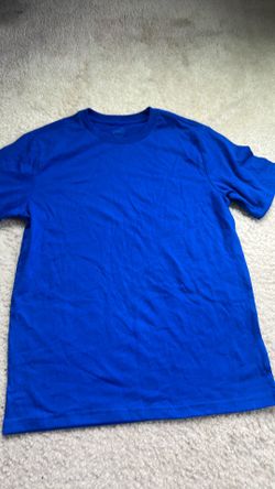 Kids blue t shirt size large 10/12