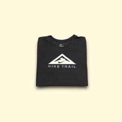 Nike Trail Shirt Men's XL Black Short Sleeve Dri-fit