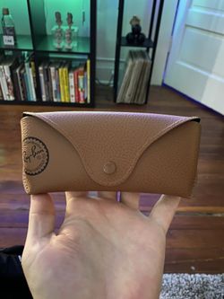 Brown Leather Official Rayban Case