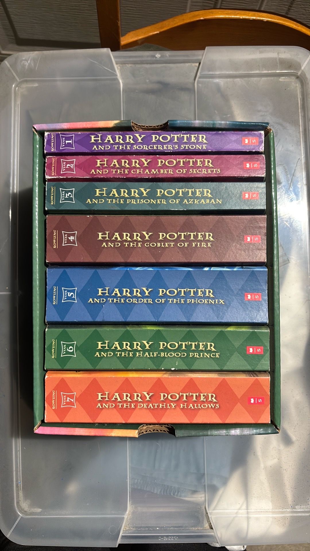 Harry Potter The Complete Series By J.K. Rowling Pre Owned