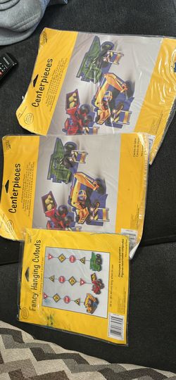 Construction Theme Party Supplies - Center Pieces
