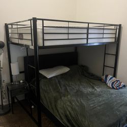 Full Size Loft Bed , Full Size Four Seasons Mattress ( Can Be Sold Separately