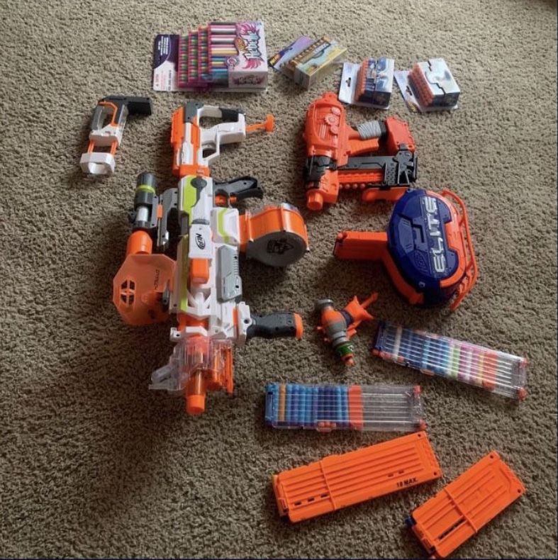 Nerf Guns, Mags, Ammo