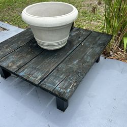 Planting Table With Pots
