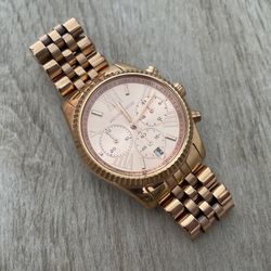 Michael Kors Ritz Rose Gold-Tone Watch