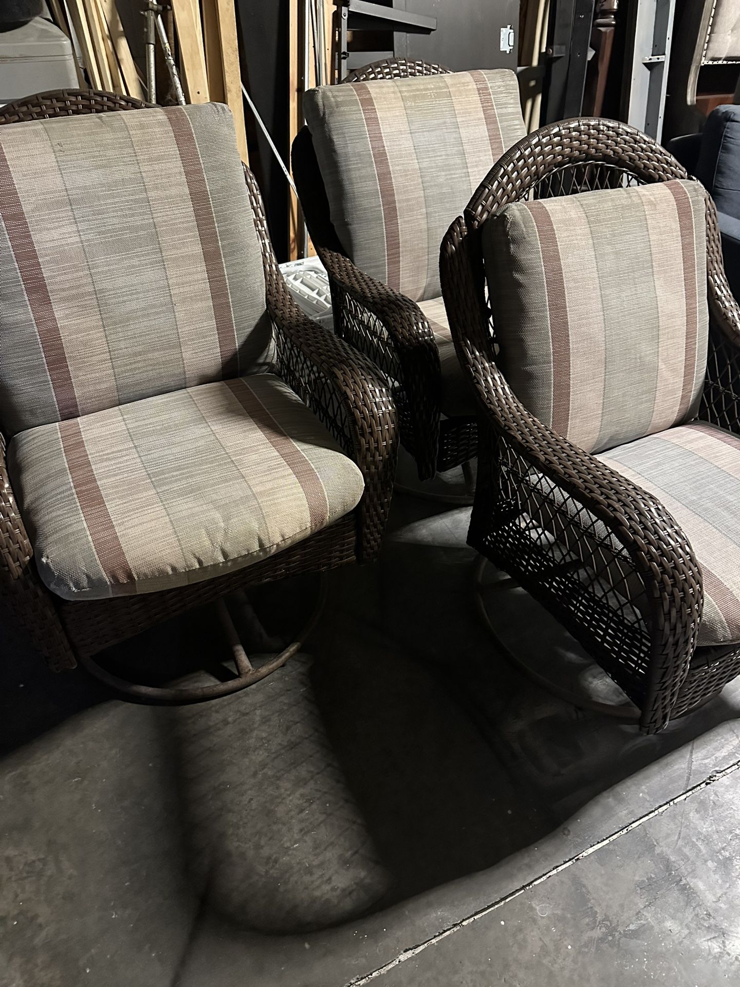 3 Patio Chairs