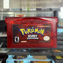 Pokémon Ruby Nintendo Gameboy Advance Authentic 