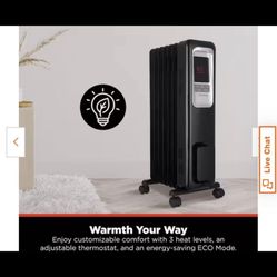 1,500-Watt Digital Electric Oil-Filled Heater