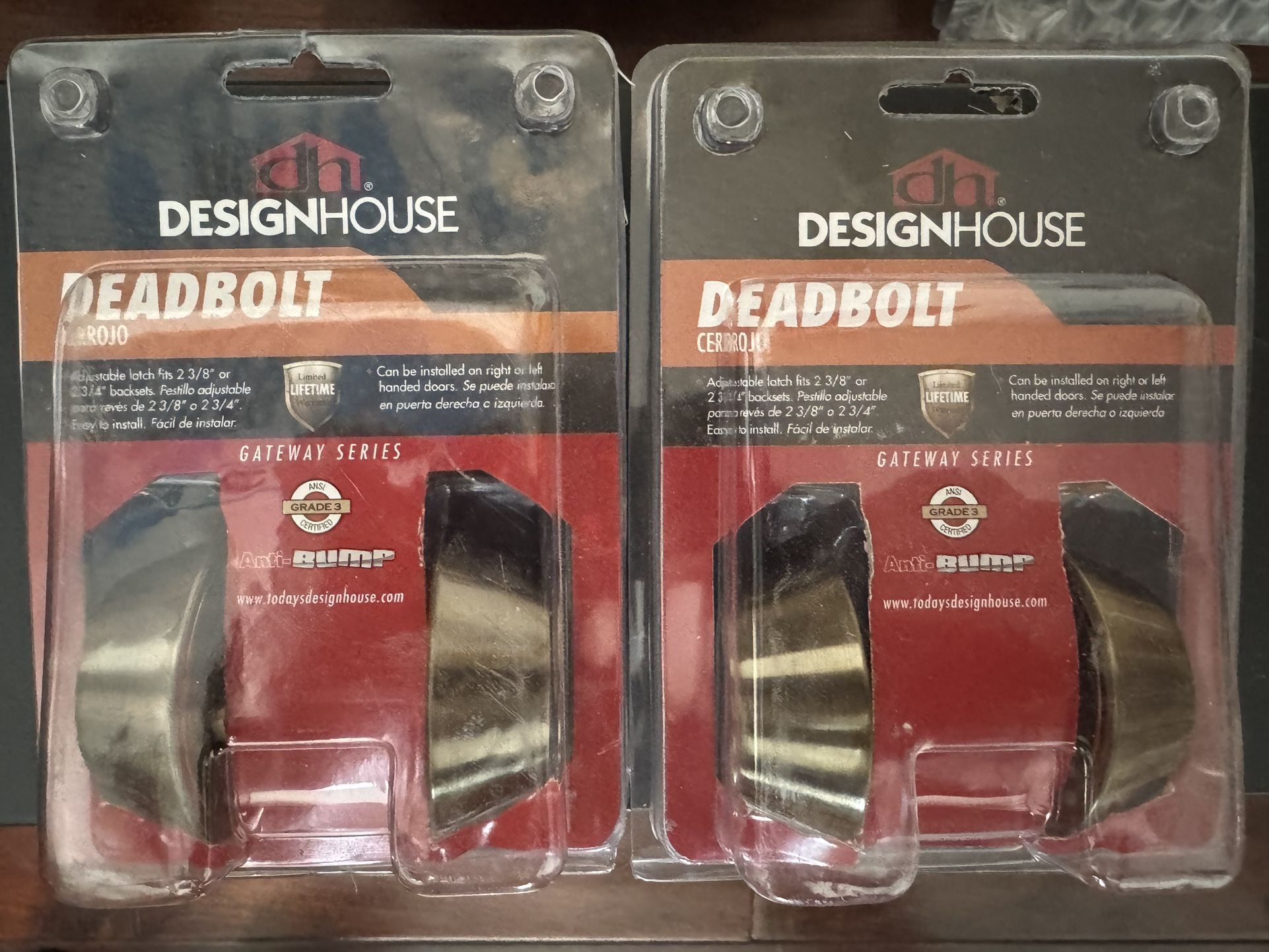 Deadbolts Door Locks (2 SETS)