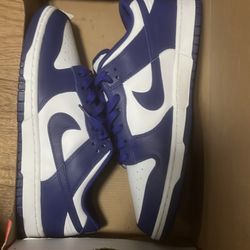 blue nike dunks size 11