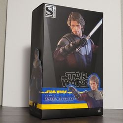 Hot Toys Anakin Skywalker Clone Wars Collectible Figure