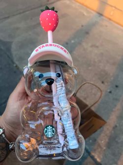 Starbucks strawberry bear