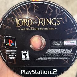 The Lord Of The Rings Fellowship Of The Ring For PlayStation 2