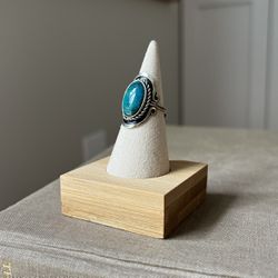 Chrysocolla Statement Ring ( firm on price )