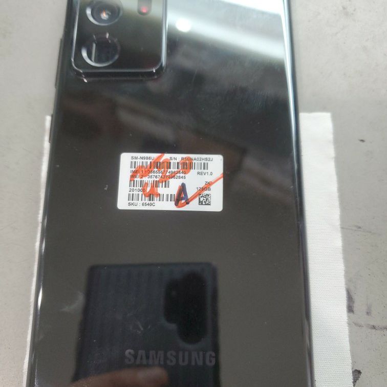 Samsung Galaxy Note 20 Ultra 5G. 128gb, Unlocked 