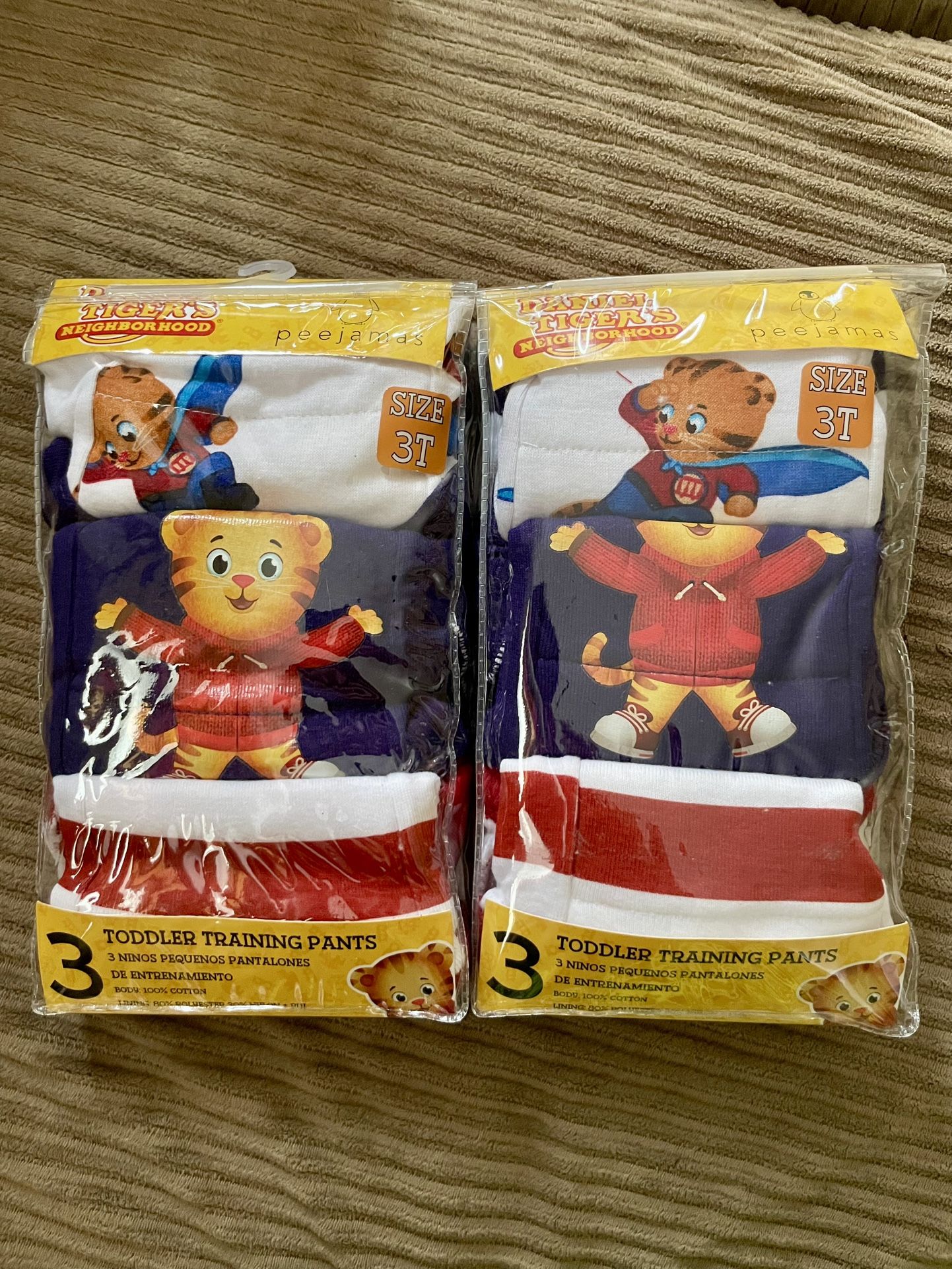 Training Pants - peejamas - DANIEL TIGER’S NEIGHBORHOOD - Size 3T