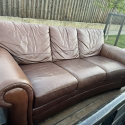 Leather Couch 