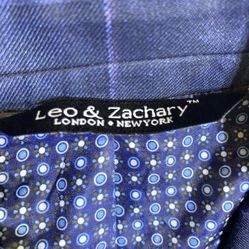 Leo & Zachary Boys Suit Jacket Navy Blue Size Large In Kids Wear