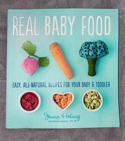 Real Baby Food: Easy Recipes by Jenna Helwig (Trade Paperback) - EXCELLENT COND.