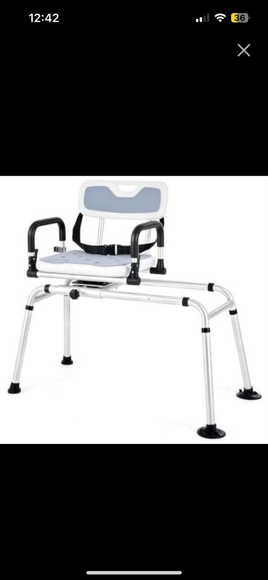 CO-Z Sliding Shower Chair