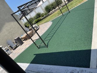 Rubber playgrounds