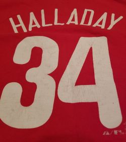 Majestic, Shirts, Phillies Jersey Roy Halladay 34