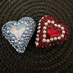 (2) Heart Premium Beads For pens