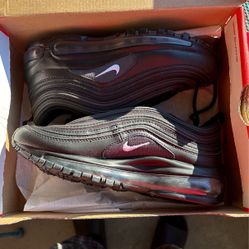 Nike ✔️ Air Max 97 GS Black/White Anthracite Sz3.5