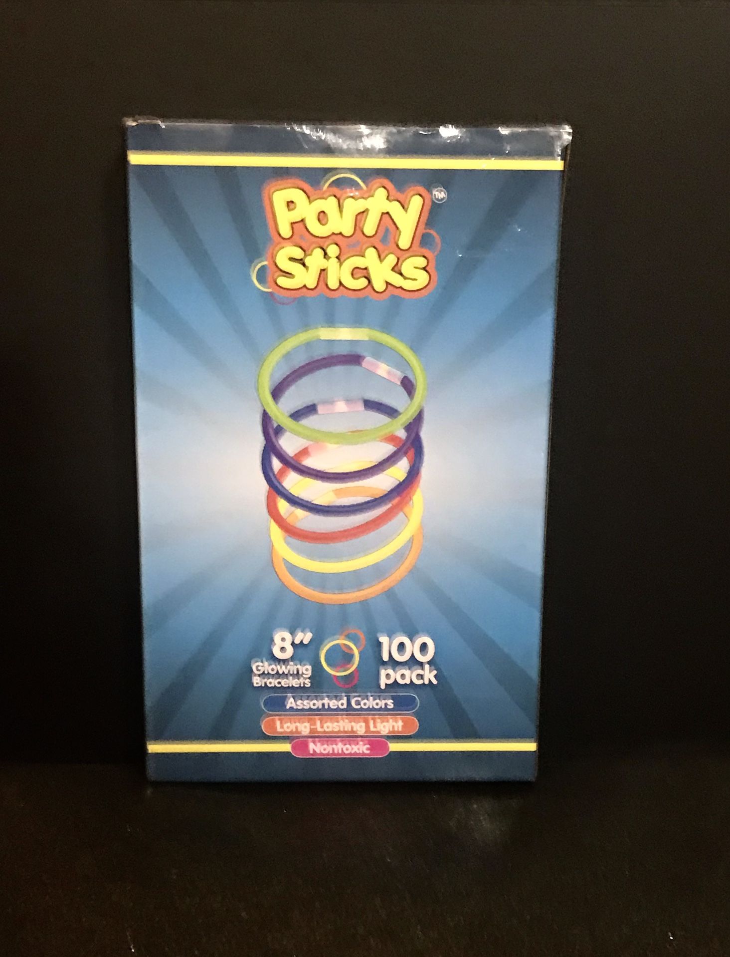 Party Sticks Glow Sticks 100 Pack 8” Party Favors