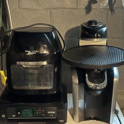 Coffee Machine Printer Emerson Pizza Maker Air Fryer 