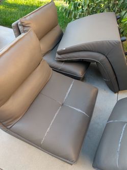 FREE Faux Leather Sectional Couches