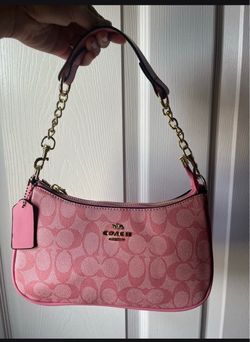 Pink coach purse