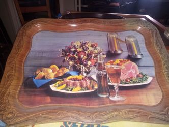 Coca cola serving tray