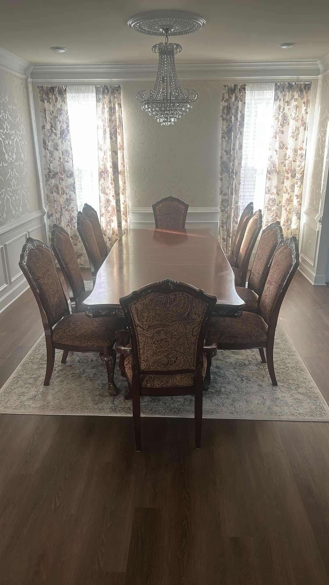 Dining Room Set with 10 Chairs
