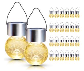 24 Pack Solar Outdoor Lights, (Warm White)