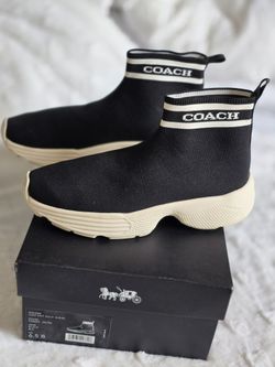 Coach Knit Sock Sneaker