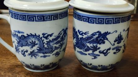 Chinese style tea cups