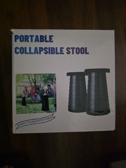 Portable collapsible stool