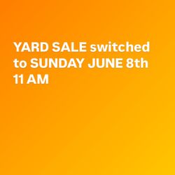 YARD SALE JUNE 8th 11 AM SUNDAY EASTON PA