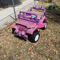 barbie power wheel