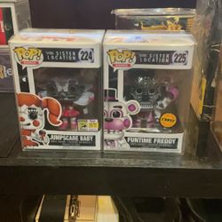 Funko Pop #224 Jumpscare Baby SDCC #225 Funtime Freddy