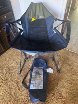 RIO Swinging Hammock Chair with Footrest & 49ers Folding Chair