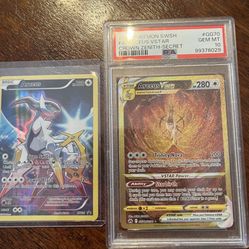 Pokemon Arceus VStar #GG70 PSA 10 + Arceus promo XY116 black star card!