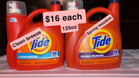 Tide clean breeze & spring meadow 125oz