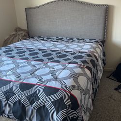 Queen Bed With Frame And Two Mattresses
