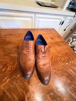 Ted Baker London Mitack Brown Dress Shoes Men's Shoes (size 12)