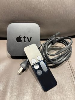 Apple TV HD 4th Gen 32GB A1625 w/ Siri Remote & Power Cable